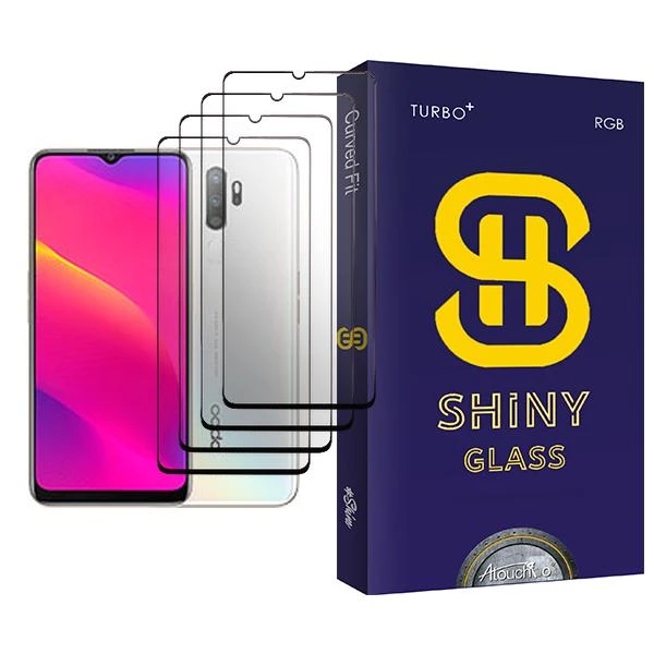 محافظ صفحه نمایش آتوچبو مدل Shiny Glass MIX004 مناسب برای گوشی موبایل اوپو A11 بسته چهار عددی