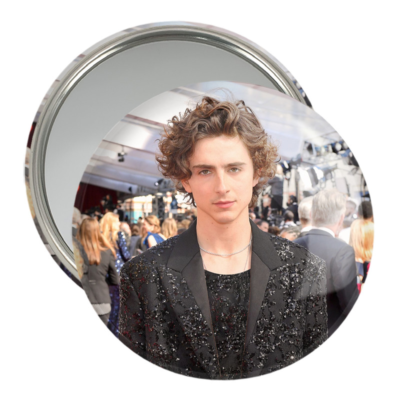 آینه جیبی خندالو مدل تیموتی شالامی Timothée Chalamet کد 19278 آینه جیبی خندالو مدل تیموتی شالامی Timothée Chalamet کد 19278
