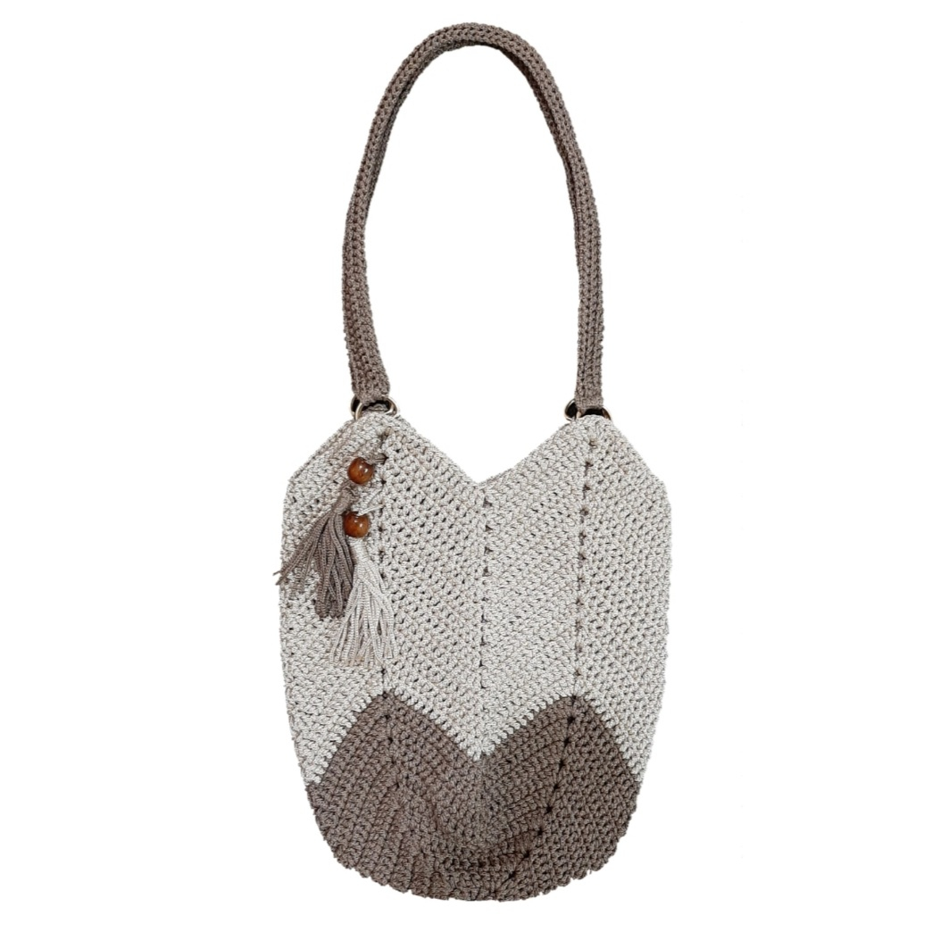 کیف بافتنی طرح گندم کد 03