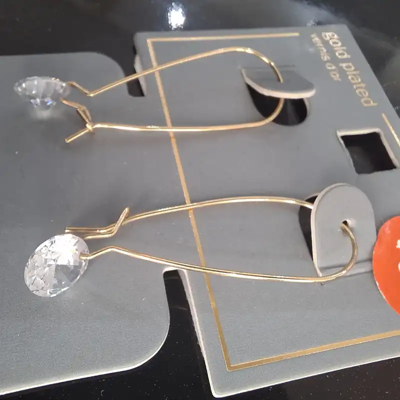 گوشواره زنانه مدل الماس کد 601