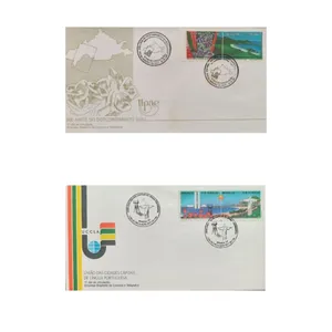 تمبر یادگاری مدل پاکت مهر روز برزیل مجموعه 4 عددی 