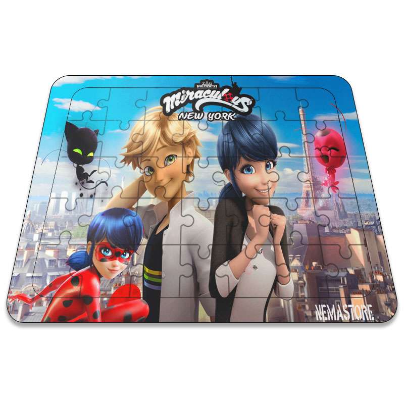 پازل 35 تکه نمااستور طرح دختر کفشدوزکی کد 1036