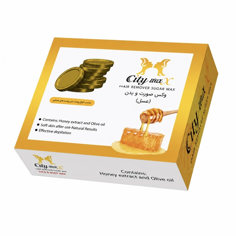 وکس موبر سیتی وکس مدل عسل وزن ۱۰۰۰ گرم بسته ۴۸ عددی