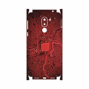 MAHOOT Red Printed Circuit Board-FullSkin Cover Sticker for Honor 6X