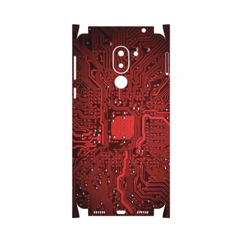 برچسب پوششی ماهوت مدل Red Printed Circuit Board-FullSkin مناسب برای گوشی موبایل آنر 6X