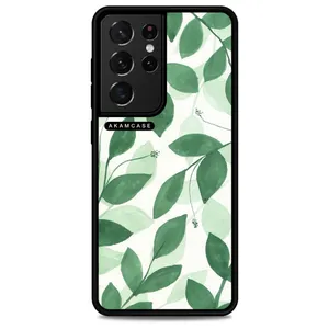 AKAM AMCWSGS21U-LEAVES4 Cover For Samsung Galaxy S21 Ultra