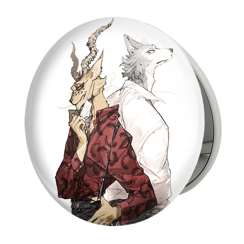 آینه جیبی خندالو طرح لگوشی و ملون انیمه بیستارز مدل تاشو کد 33443