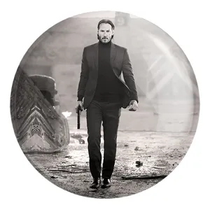 پیکسل خندالو طرح جان ویک John Wick کد 2947 مدل بزرگ