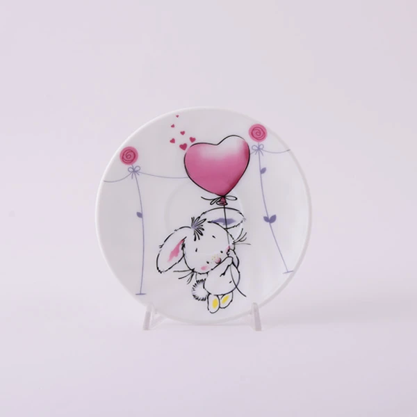 عکس شماره 6 : سرویس غذاخوری 5 پارچه کودک پارس اوپال طرح خرگوش