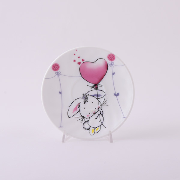 سرویس غذاخوری 5 پارچه کودک پارس اوپال طرح خرگوش