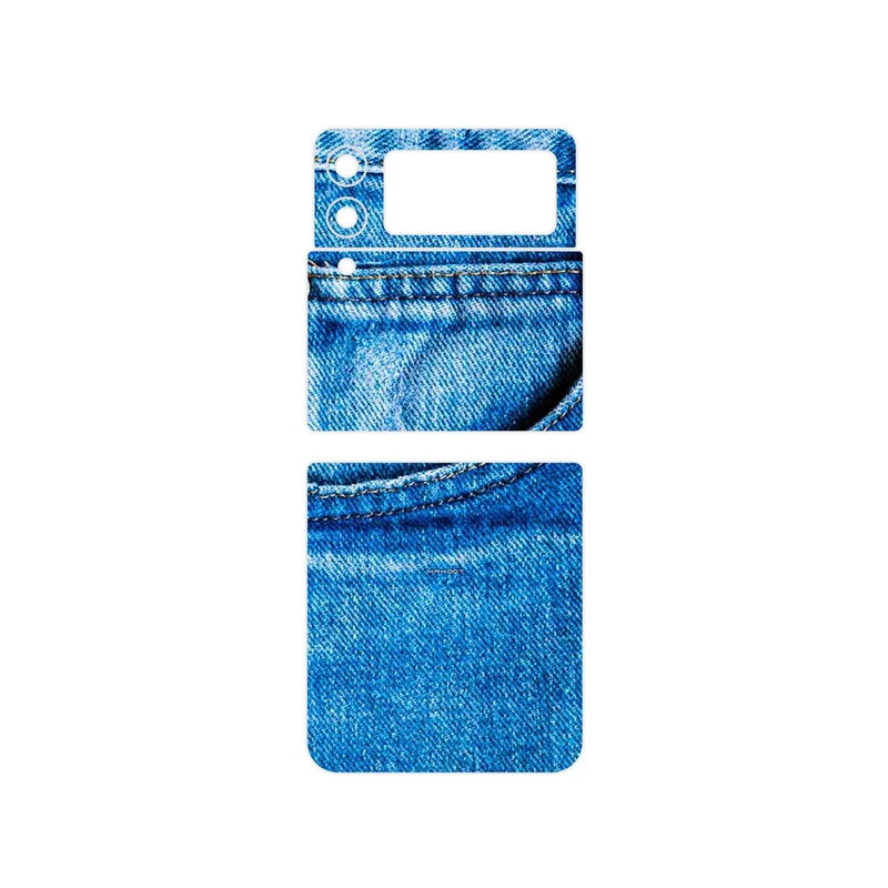 برچسب پوششی ماهوت مدل Fabric Texture 7 مناسب برای گوشی موبایل سامسونگ Galaxy Z Flip3 5G
