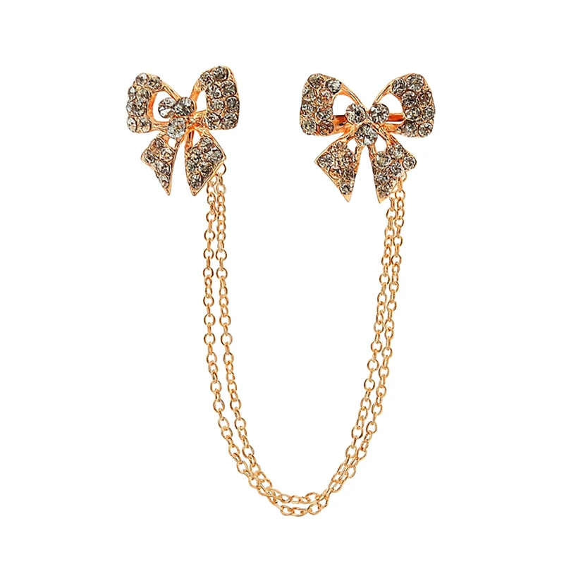 گل سینه زنانه مدل پاپیون 12480