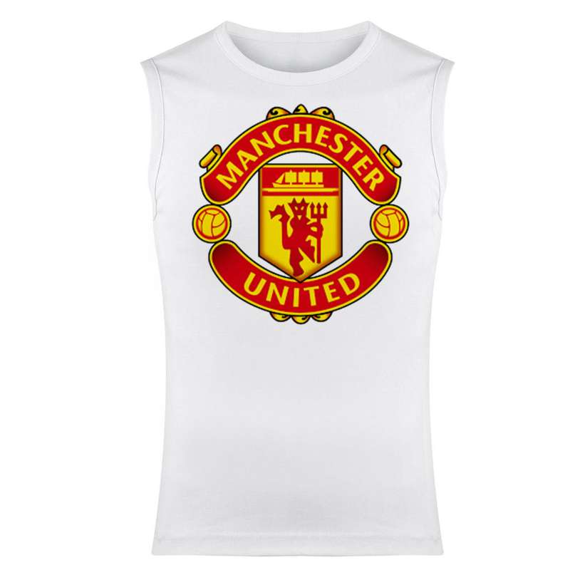 تاپ مردانه مدل منچستریونایتد کد 216 رنگ سفید