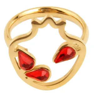 انگشتر زنانه مدل انار یلدایی