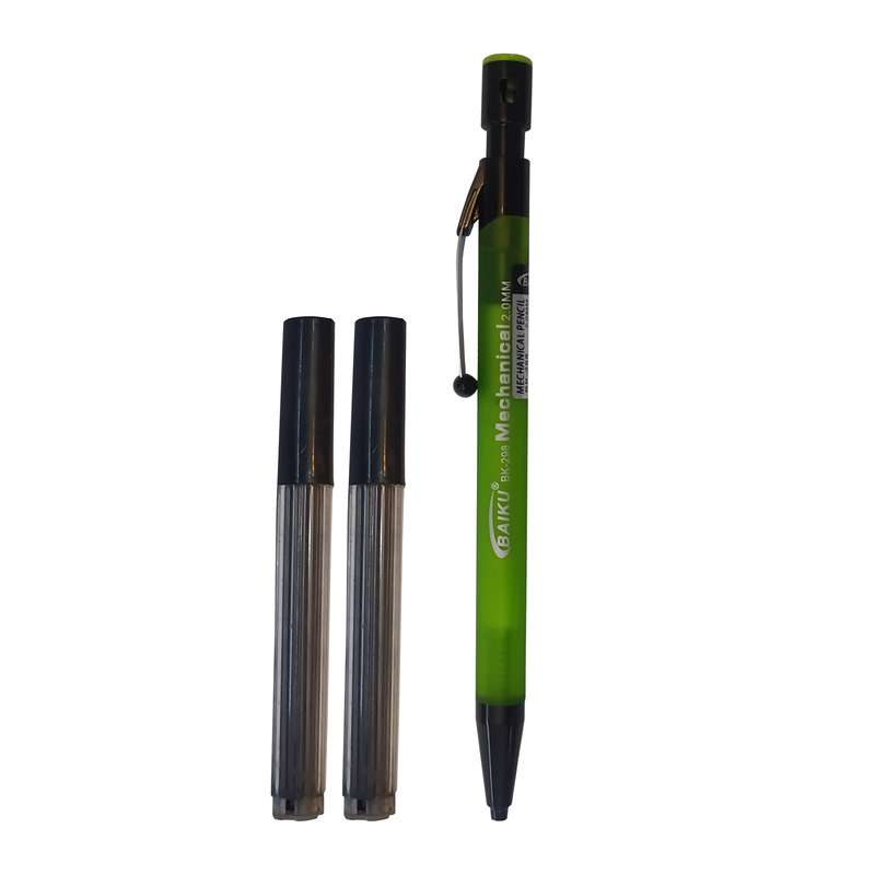 مداد نوکی 2 میلی متری مدل Bk-298 به همراه نوک مجموعه 3 عددی مداد نوکی 2 میلی متری مدل Bk-298 به همراه نوک مجموعه 3 عددی
