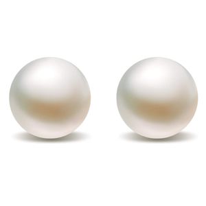 گوشواره نقره دخترانه آی جواهر مدل مروارید کد S925