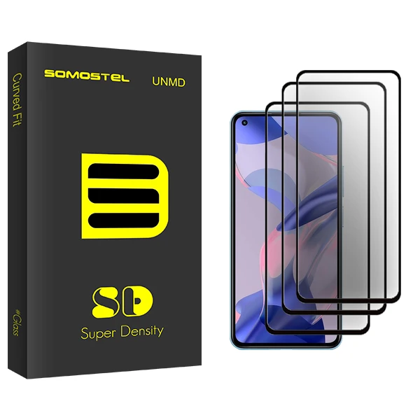 محافظ صفحه نمایش سرامیکی سوماستل مدل SD Glass مناسب برای گوشی موبایل شیائومی 11 Lite 5G NE 2109119DG بسته سه عددی