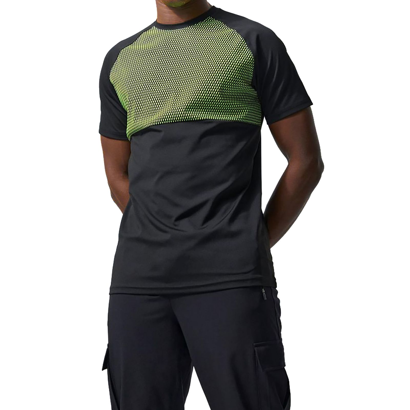 تی شرت  آستین کوتاه ورزشی مردانه نوزده نودیک مدل TS1970 BGPH -  - 1
