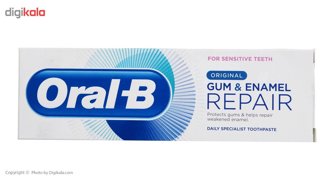 خمیر دندان اورال بی سری Gum And Enamel Repair مدل Original حجم 75 میلی لیتر -  - 5
