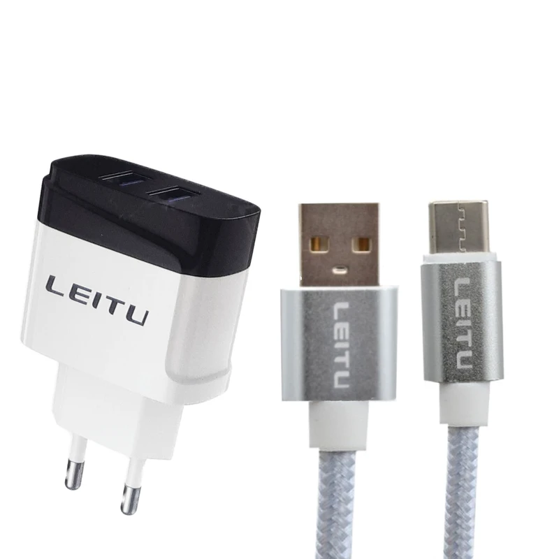 شارژر دیواری لیتو مدل LH-8 به همراه کابل تبدیل  MicroUSB
