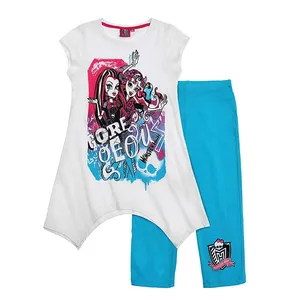 ست تونیک و شلوارک دخترانه مانستر های مدل NewDesign2023