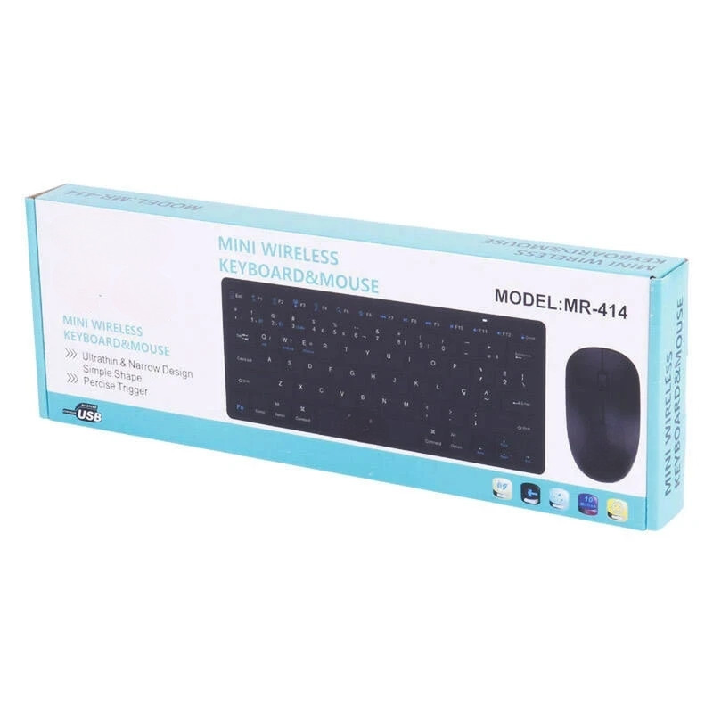 کیبورد و ماوس بیسیم مدل Mini MR-414