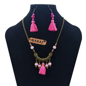 نیم ست زنانه باراج من مدل منگوله دار کد MN-7