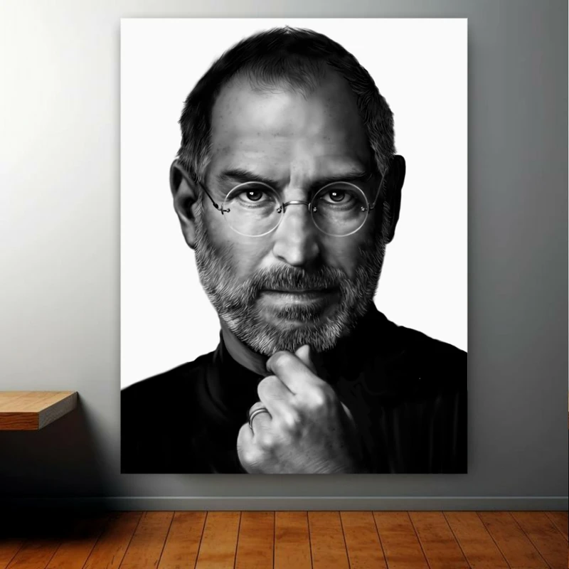 پوستر دیواری مدل تصویر چهره استیو جابز کد FP104732