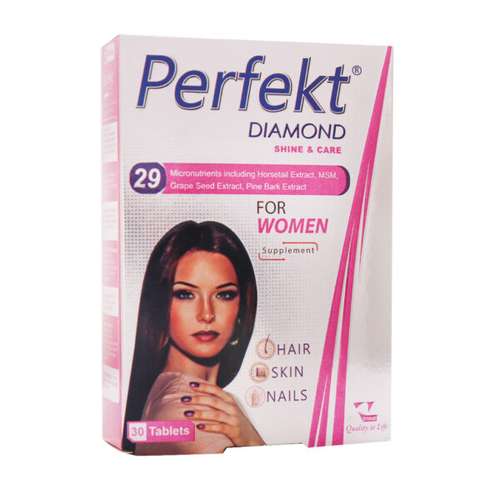 قرص پرفکت دایموند بانوان ویتان فارما بسته 30 عددی