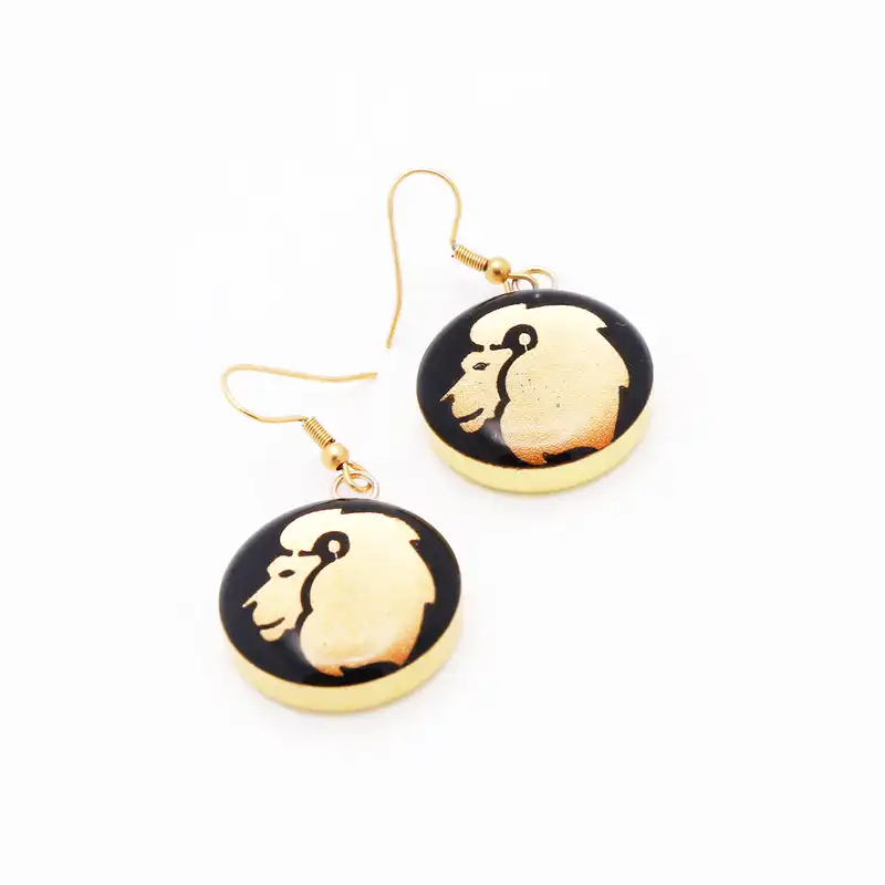 گوشواره زنانه آلتین هنر مدل ماه مرداد