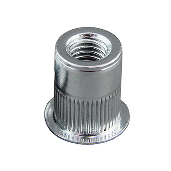 مهره پرچ مدل M4 لبه دار مجموعه 100 عددی