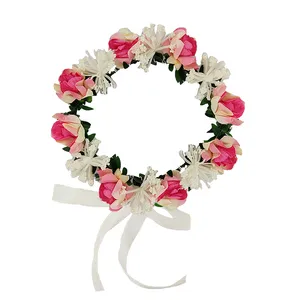 تاج مو دخترانه مدل شکوفه ریز کد 04