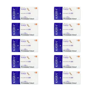 دستکش وینیل کسری طب مدل Latex Free سایز L ده بسته 100 عددی