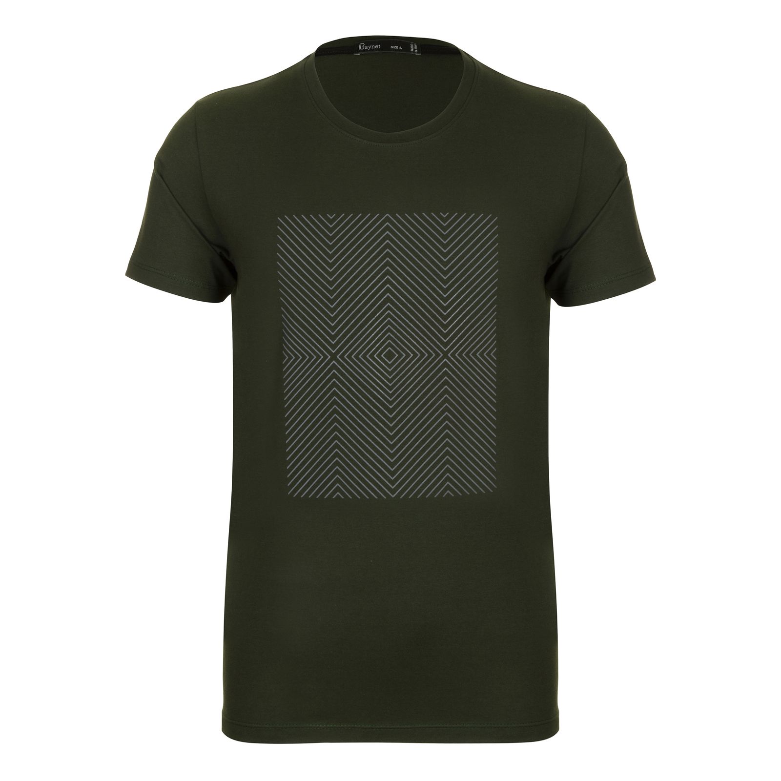 تی شرت آستین کوتاه مردانه باینت مدل 758-3 رنگ سبز -  - 1