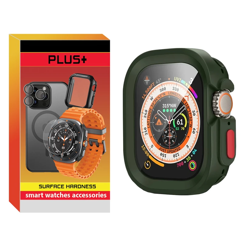 کاور پلاس مدل Armor Shield PL مناسب برای اپل واچ Ultra / Ultra 2 سایز 49 میلی متری به همراه محافظ صفحه نمایش