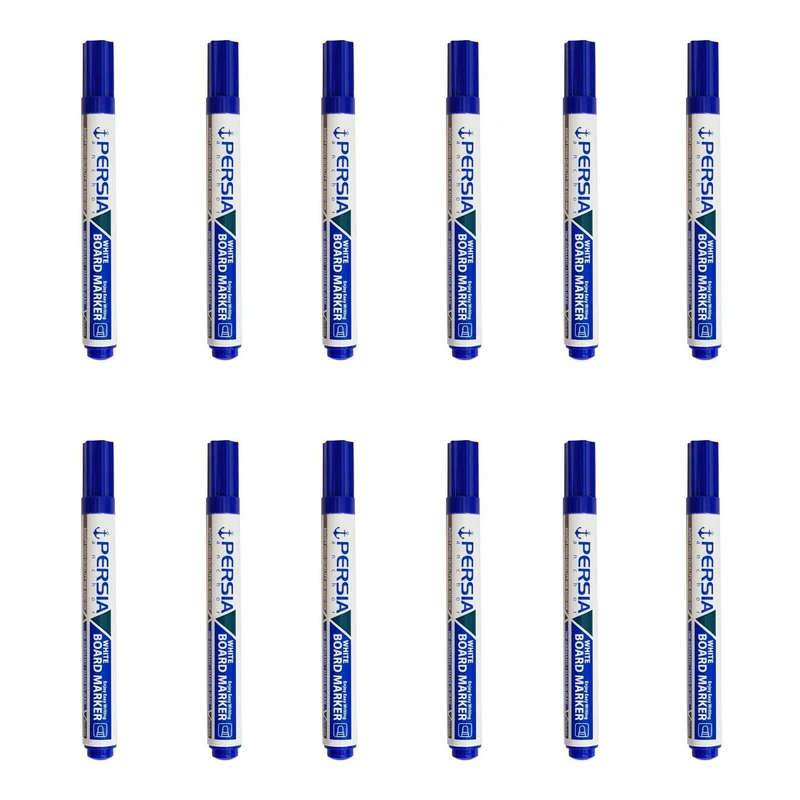 ماژیک وایت برد پرشیا مدل P-201 بسته 12 عددی