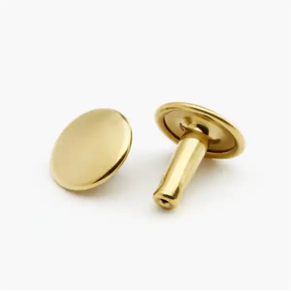 پرچ دو رو چرم مدل G 007 سایز کوچک بسته 160 عددی