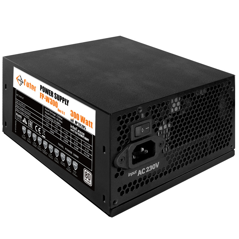 منبع تغذیه کامپیوتر 300 وات فاطر مدل FP-W300 80Plus 300W