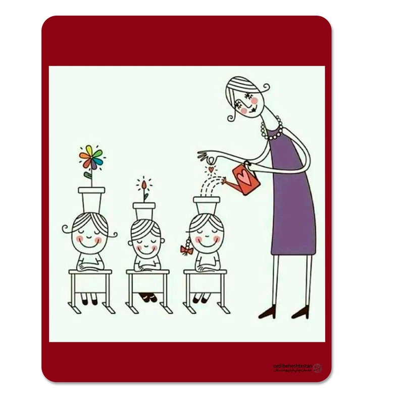 ماوس پد اردیبهشتستان مدل روز معلم کدm1972