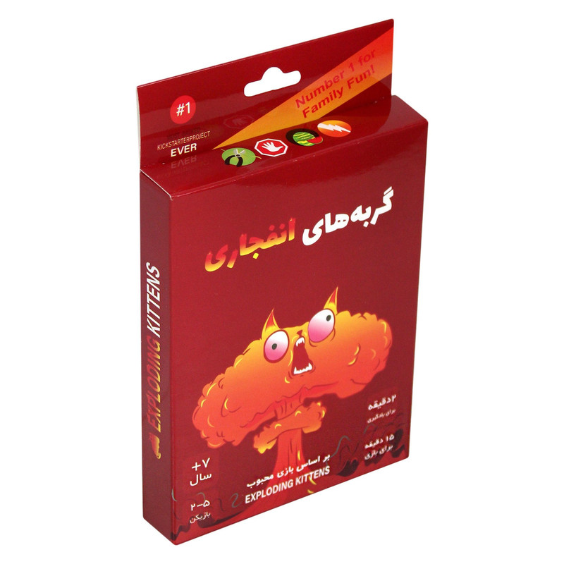 بازی فکری مدل گربه انفجاری کد EXP KTN 02