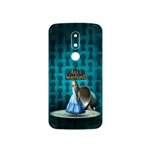 MAHOOT Alice in Wonderland Cover Sticker for Motorola Moto M