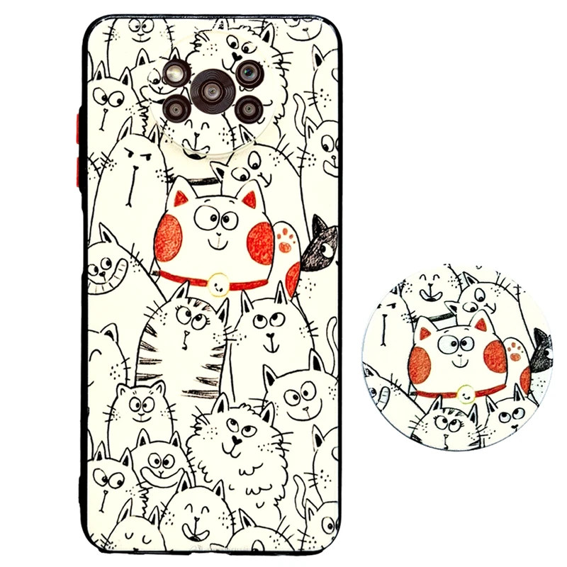 کاور مدل OSCATS uv مناسب برای گوشی موبایل شیائومی Poco X3 / X3pro به همراه پاپ سوکت