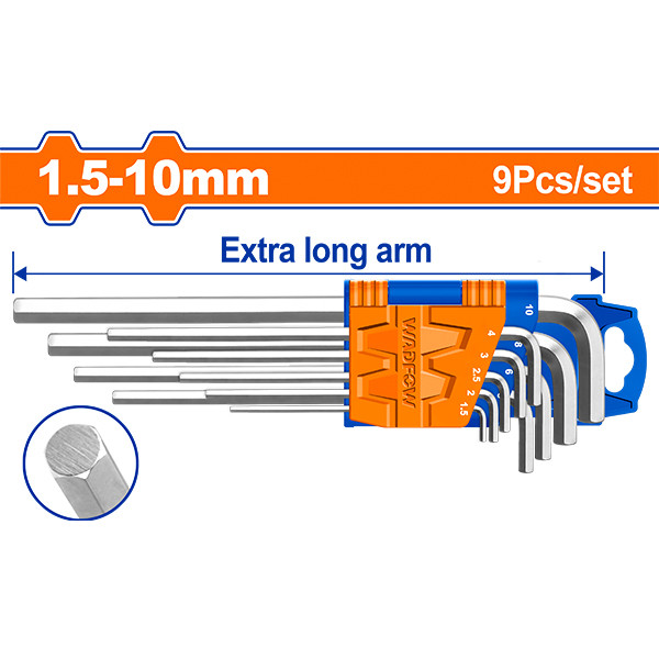 آچار آلن وادفو مدل WHK3292 مجموعه 9 عددی
