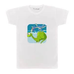 تی شرت بچگانه پرمانه طرح دایناسور خوب کد pmt.5073