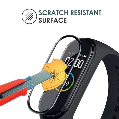 محافظ صفحه نمایش تایگر مدل Pmma مناسب برای مچ بند هوشمند شیائومی Mi Band 4 بسته سه عددی