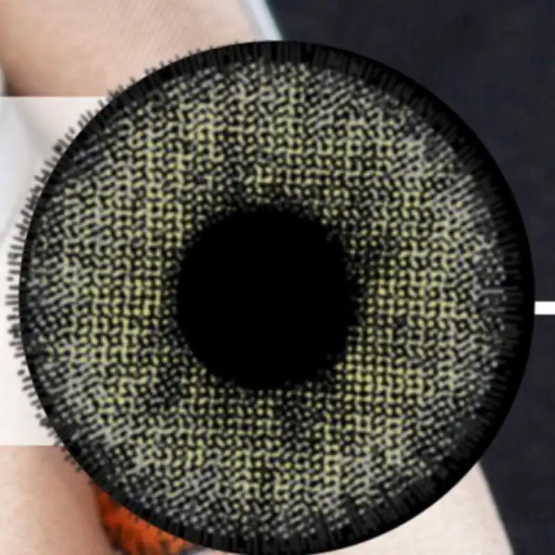 لنز چشم رویال ویژن کد 365 رنگ سبز لیمویی تیره دور دار