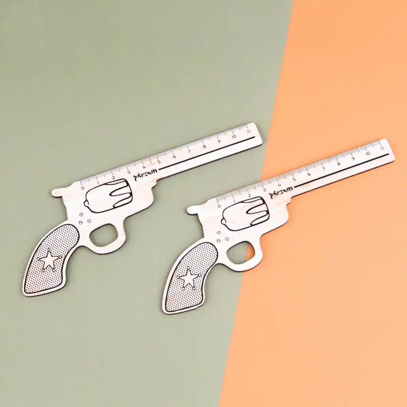 خط کش 11 سانتیمتری طرح تفنگ