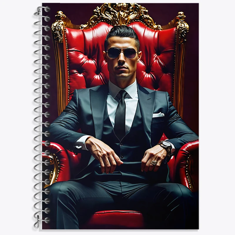 دفتر نت موسیقی 50 برگ خندالو طرح کریستیانو رونالدو کد F7183