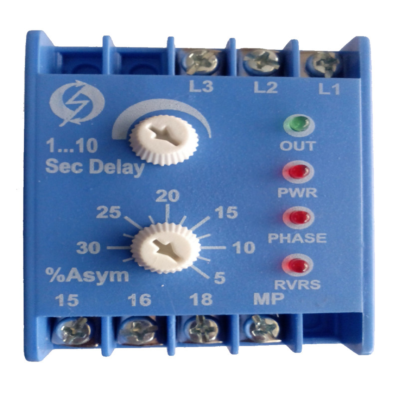 رله کنترل فاز تابلو فرمان آسانسور صانت الکترونیک مدل sp-1