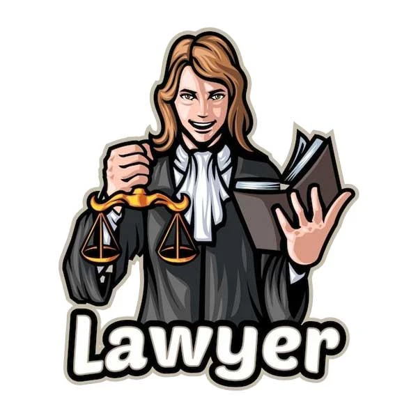 استیکر پارچه و لباس پاد آفرین مدل وکیل و وکالت کد 1072